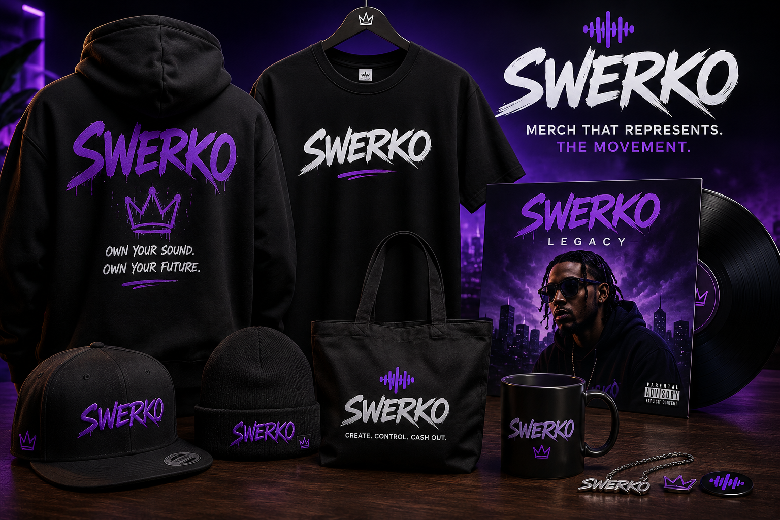 Swerko artist merchandise collection